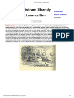 Tristram Shandy - Laurence Stern Türkçe