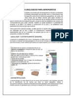 Estudios Geológicos para Aeropuertos