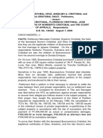 Cruz Et - Al v. Cristobal Et - Al - GR 140422 (2006)