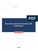 Securities Industry Essentials (SIE) Examination: Contentoutline