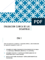 Evaluacion Clinica de Las Disartrias