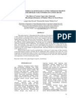 Pengaruh Berbagai Jenis Bahan Terhadap Respon Fisiologis Fase DI The Effect of Various Types Materials On Physiological Response of Finisher Phase in