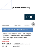 INT 21H - DOS Function Call