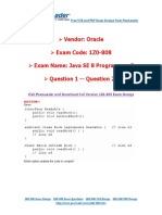 PassLeader 1Z0-808 Exam Dumps (1-20)