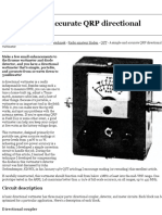 A Simple and Accurate QRP Directional Wattmeter