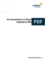 An Introduction To Electrochemical Impedance Measurement: Technical Report No. 6