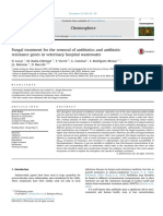 Fungal Treatment For The Removal of Antibiotics and Antibiotic Resistance Genes in Veterinary Hospital Wastewater