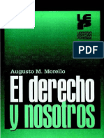 El Derecho y Nosotros - Augusto Mario Morello PDF