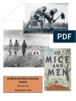 Of Mice and Men Chapter 1 Learning Packet