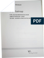 Klinkott-Der Satrap PDF