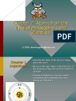 Chapter 2 - Physci - Atoms in The Eyes of Philosophers and Scientists