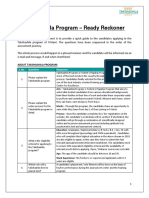 Takshashila Program - Ready Reckoner