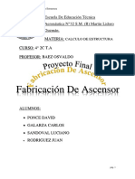 Proyecto Final Ascensor