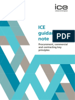 ICE Guidance Note: Procurement, Commercial and Contracting Key Principles