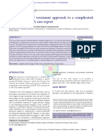 Multidisciplinary Treatment Approach To A Complicated Crown Fracture: A Case Report