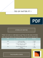 States of Matter PT 1