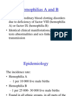 The Hemophilias A and B