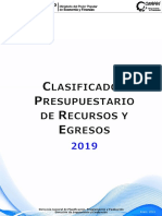 3.-Clasificadorpresupuestariorecursos y Egresos-2019 PDF