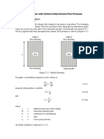 17.1 Problem Description: 17. 1-D Consolidation With Uniform Initial Excess Pore Pressure