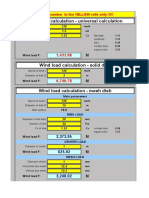 Wind Load Calculation - Universal Calculation: Put The Number To The YELLOW Cells Only !!!!!