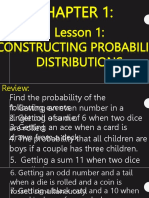 C1 Lesson 2 - Constructing Probability Distribution