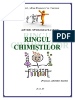 0 Activitate Extracurriculara La Chimie