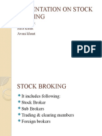 Presentation On Stock Broking