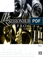 Session Horns Pro Manual English PDF