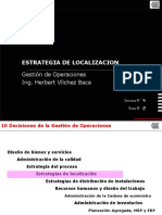 Estrategias de Localizacion para Gestion de Operaciones