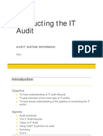 Conducting The IT Audit