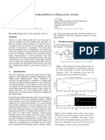 The Chattering Problem in Sliding Mode Systems