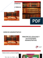 Principio de Legalidad y Las Potestades Administrativas