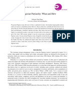 Nigerian Patriarchy PDF