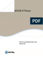 5320/5330/5340 IP Phones: SIP User and Administrator Release 8.0