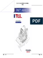 Takeuchi Tl12 (P-tl12-Ad) Crawler Loader Parts Manual