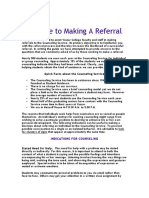 Guide To Making Referrals