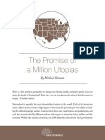 The Promise of A Million Utopias: by Michael Shuman