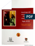 Virginia Aspe Armella - Antología Del Pensamiento Filosófico Novohispano. Siglo XVII (Portada, Contraportada e Índice)