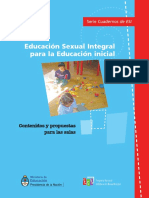 Educación Sexual Integral para Educación Inicial