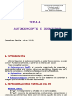 Tema 4. Autoconcepto e Identidad