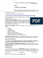 Información Sobre El Proyecto Integrado y La Formación en Centros de Trabajo Del CFGS de PRP