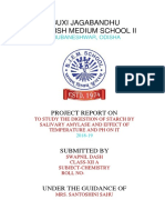 Chemistry Investigatory Project