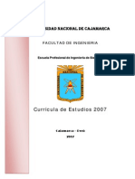 Curricula de Estudios 2007 Escuela Academico Profesional de Sistemas Unc