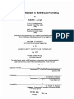 Representing Settlement For Soft Ground Tunneling: Takahiro Aoyagi