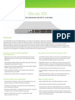 Meraki MX: Cloud Managed Security & Sd-Wan