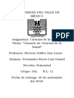 Glosario de Ciencias de La Salud