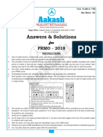 PRMO 2018 Answer Solutions