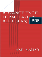 Advance Excel Formula For All Users