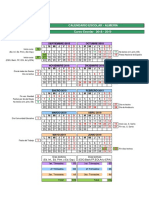 Calendario Escolar Almería 2018 2019 PDF