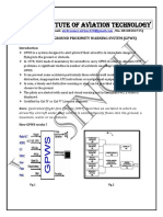 Thakur Institute of Aviation Technology: Synopsis: Ground Proximity Warning System (GPWS)